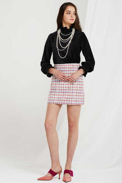 Teresa Tweed Mini Skirt-2 Colors