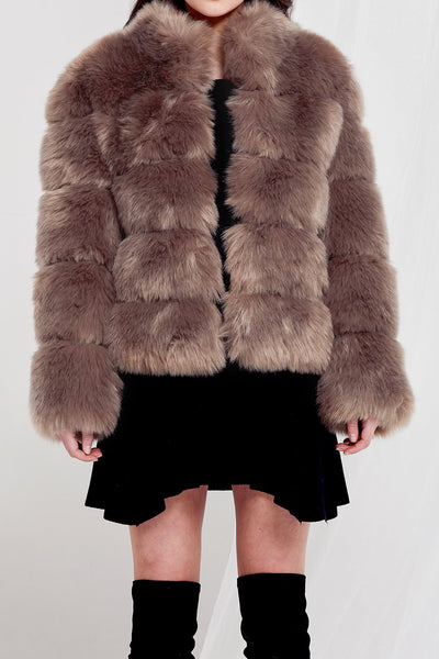 Nevaeh Faux Fur Mink Coat-3 Colors