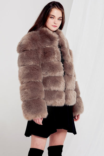 Nevaeh Faux Fur Mink Coat-3 Colors