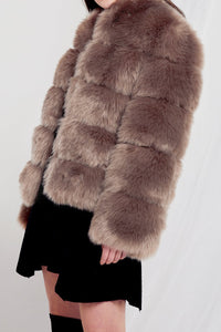 Nevaeh Faux Fur Mink Coat-3 Colors