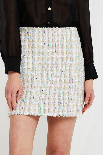 Teresa Tweed Mini Skirt-2 Colors