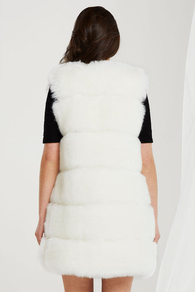 Ximena Faux Fur Mink Vest