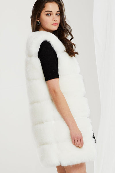 Ximena Faux Fur Mink Vest