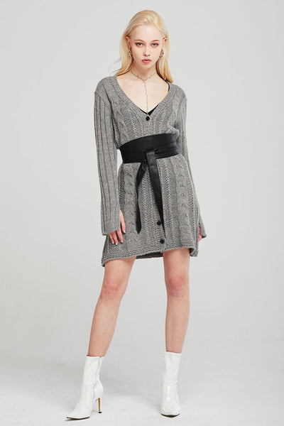 Lillian Button Down Sweater Dress