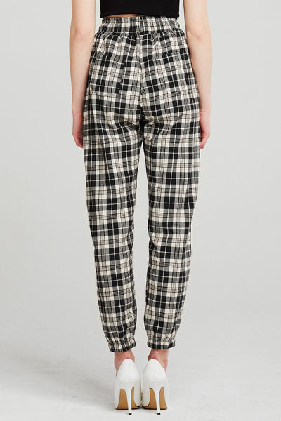 Amy Plaid Joggers