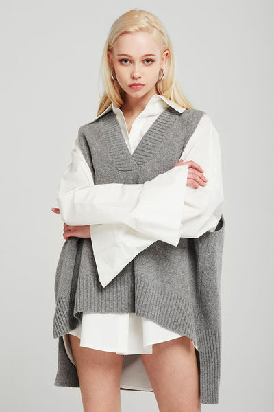 Lyla Oversized Knit Vest