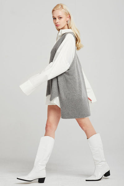 Lyla Oversized Knit Vest