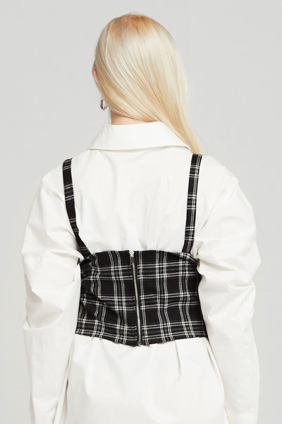 Alice Plaid Bustier