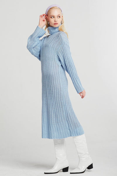 Evelyn Turtleneck Knitted Long Dress