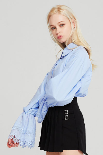 Cora Lace Trim Shirt