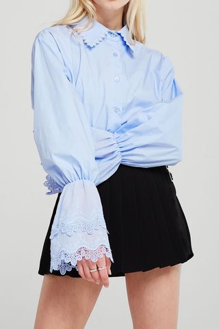 Cora Lace Trim Shirt