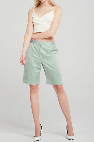 Emerson Satin Bermuda Shorts