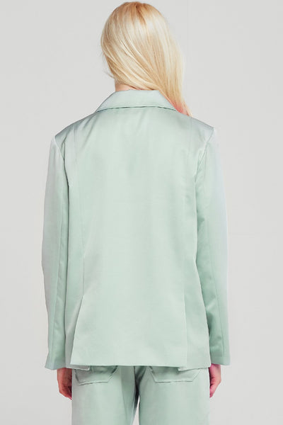 Emerson Satin Oversized Jacket