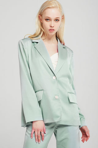 Emerson Satin Oversized Jacket