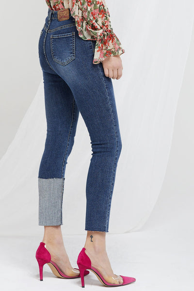 Reila Wide Cuffed Jeans