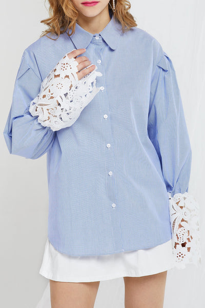 Maroa Lace Cuffs Shirt