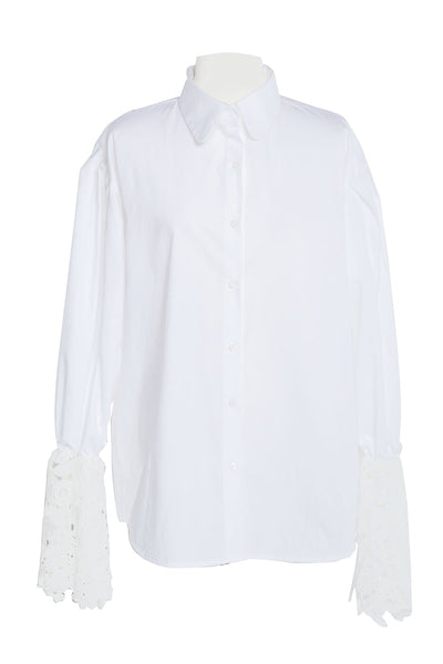 Maroa Lace Cuffs Shirt-2 Colors