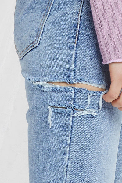 Ella Side Ripped Jeans