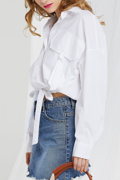 Kennedy Asymmetric Denim Skirt