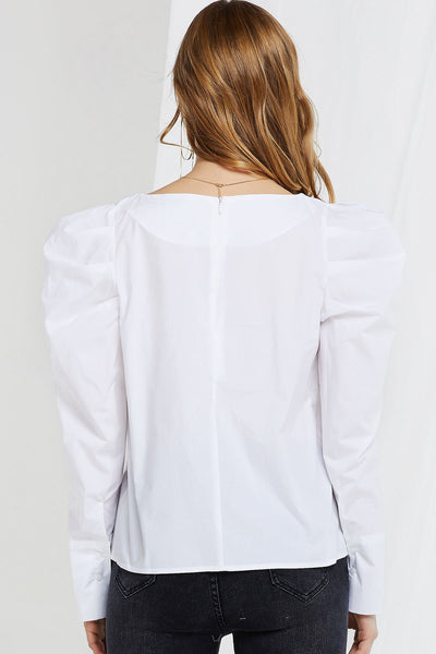 Laurensia Puffed Sleeves Blouse