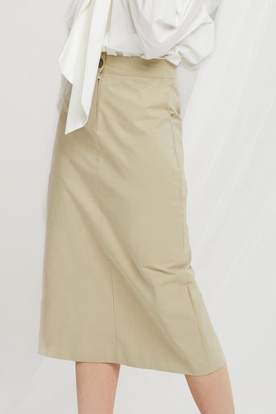 Nelly H-line Midi Skirt