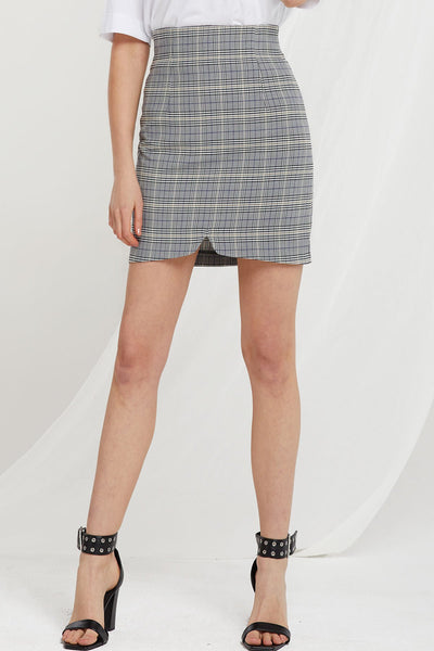 Kyra Plaid Skirt