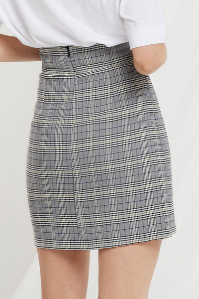 Kyra Plaid Skirt