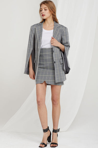 Kyra Plaid Skirt