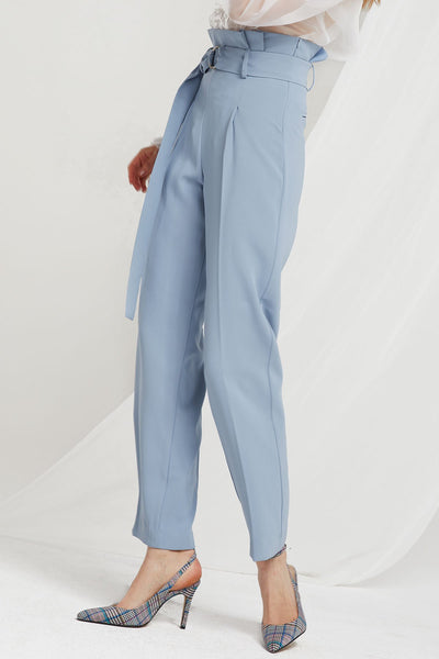 Nova High Waist Pants w/ Sash Belt