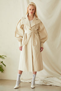 Rebecca Puff Sleeve Trench Coat