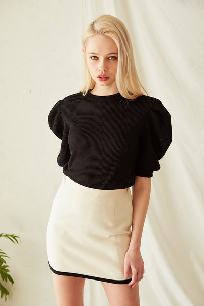 Sydney Puff Sleeve Knit Top