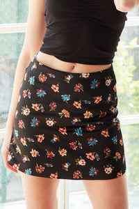 Juliette Floral Satin Skirt