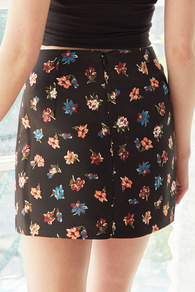 Juliette Floral Satin Skirt