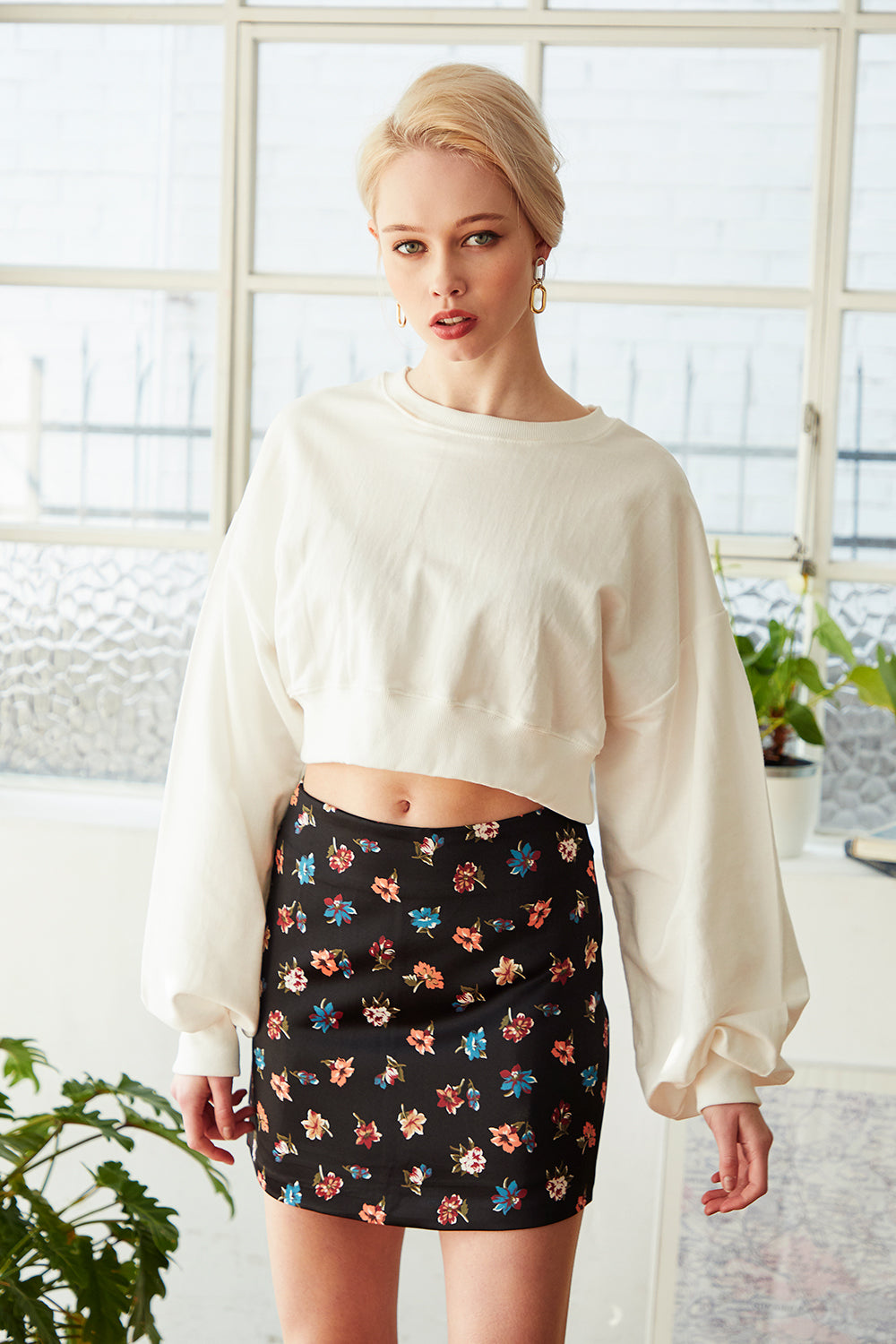 Alina Cropped Sweatshirt