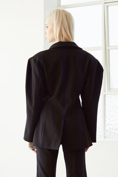 Ariel Structured Pintuck Jacket