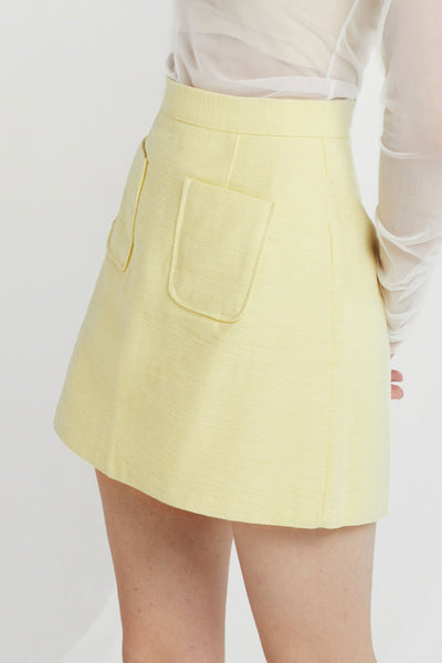 Siena Pocket Mini Skirt-2 Colors