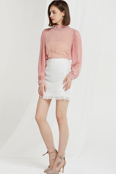 Olinda Fringed Skirt