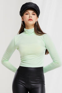 Ura Turtleneck Crop Top