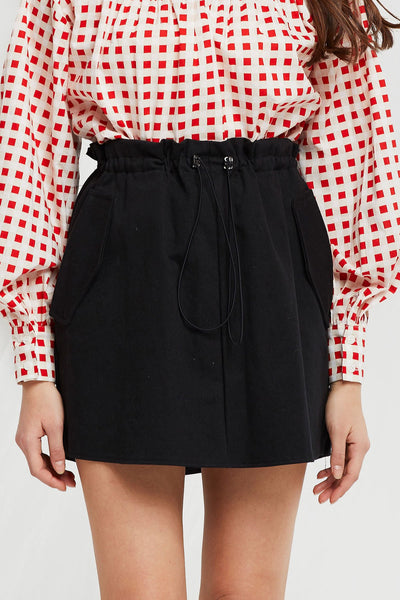 Scarlett Drawstring Waist Pocket Skirt