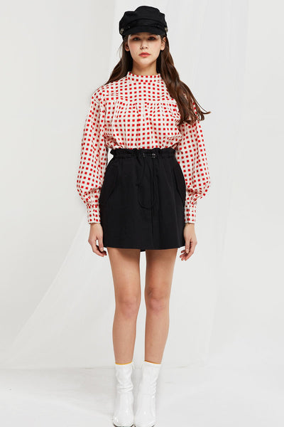 Scarlett Drawstring Waist Pocket Skirt