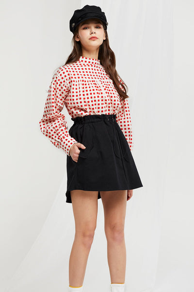 Scarlett Drawstring Waist Pocket Skirt