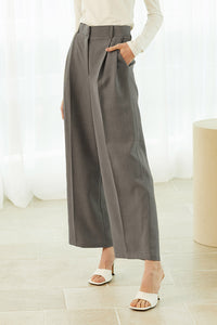 Olivia Pintuck Wide Leg Pants