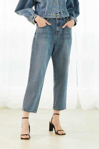 Anna High Waist Mom Jeans