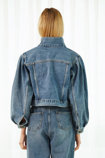 Camila Cropped Denim Jacket