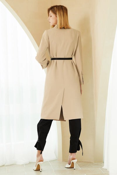 Sophia Double Breast Long Coat