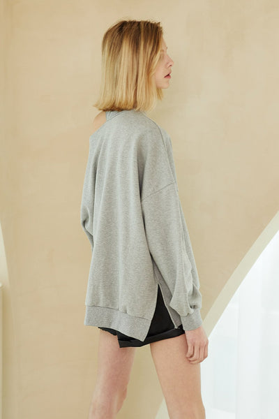 Serenity Choker Eyelet Sweatshirt