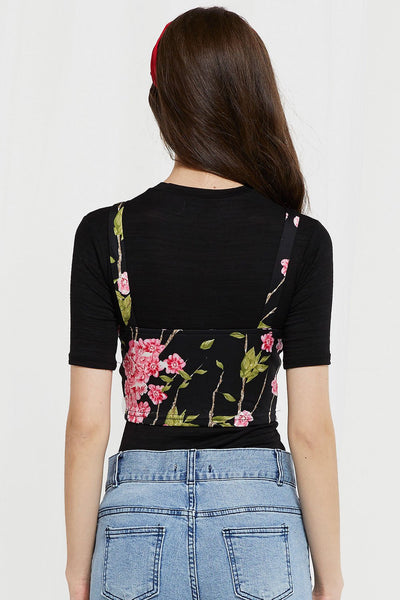 storets Abela Floral Bustier Top