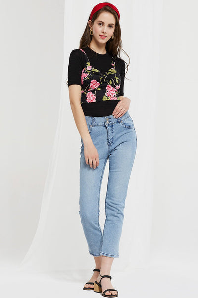 storets Abela Floral Bustier Top