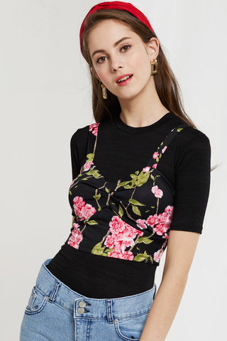 storets Abela Floral Bustier Top