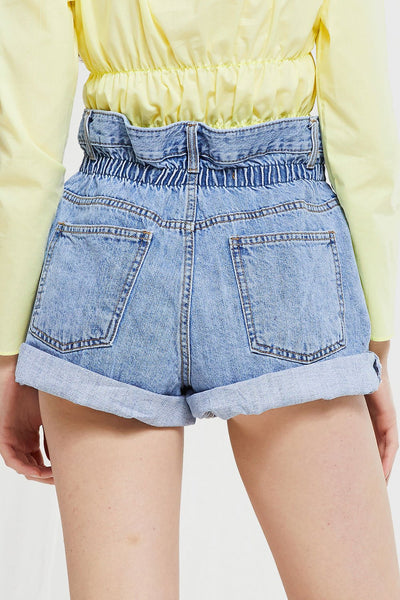 Valerie High Rise Denim Shorts